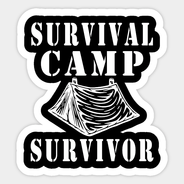 Survival Camp Survivor Sticker by Mamon